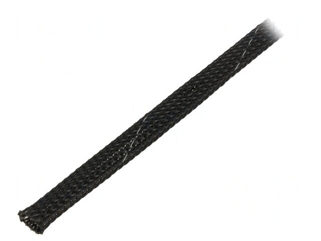 Trese Poliester Negru 8mm