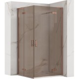 Cabina dus REA Hugo Double 90x100 Copper Brush