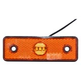 Lampa laterala de gabarit portocalie cu LED 24V pentru camion si remorca