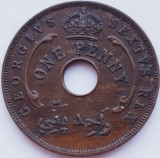 2021 Africa Britanica de Vest 1 penny 1952 George VI km 30