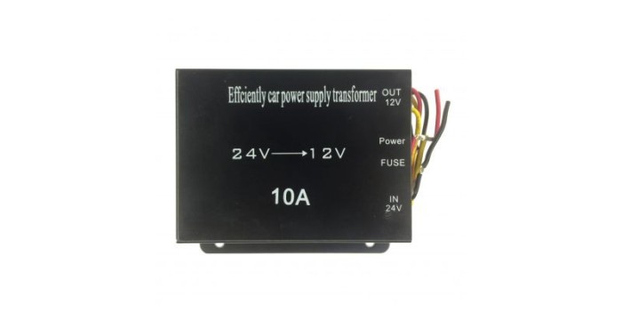 Convertor DC-DC 24V - 12V, 10A