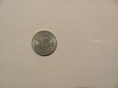 Jeton vechi 10 pfennig / de la un joc / Germania (RFG) / iepure / d = 12 mm RAR foto