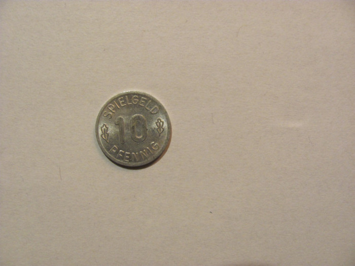 Jeton vechi 10 pfennig / de la un joc / Germania (RFG) / iepure / d = 12 mm RAR