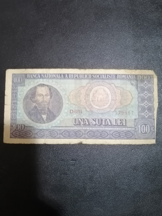 Bancnota UNA SUTA LEI - 100 Lei - 1966