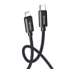 Cablu transfer date si incarcare Kaku KSC-967 tip Lightning - USB-C 27W 1m, Negru