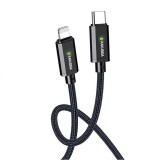 Cumpara ieftin Cablu transfer date si incarcare Kaku KSC-967 tip Lightning - USB-C 27W 1m, Negru