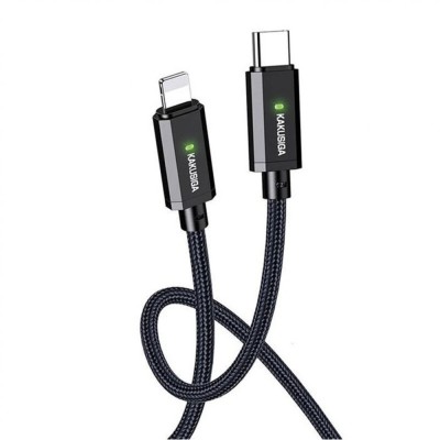 Cablu transfer date si incarcare Kaku KSC-967 tip Lightning - USB-C 27W 1m, Negru foto