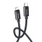Cablu transfer date si incarcare Kaku KSC-967 tip Lightning - USB-C 27W 1m, Negru