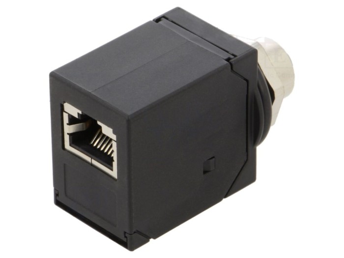 Adaptor M12 mamă RJ45 soclu cod X