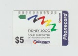 bnk card Cartele telefonice - Australia - Telstra - Sydney 2000 Olympic Bid - Col:N930312, MV :AUS-M-075