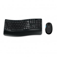 Kit Tastatura + Mouse Microsoft Sculpt Comfort Desktop, Wireless, Negru foto