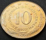 Moneda 10 DINARI - RSF YUGOSLAVIA, anul 1977 *cod 1941 B, Europa