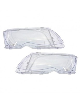 Set 2 sticle faruri pentru BMW Seria 3 E46 Facelift (2001 - 2005) foto