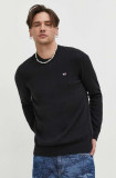 Cumpara ieftin Tommy Jeans pulover de bumbac culoarea negru DM0DM18895