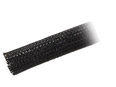 Trese poliester neagră 25,4mm 70&amp;divide;125&amp;deg;C foto