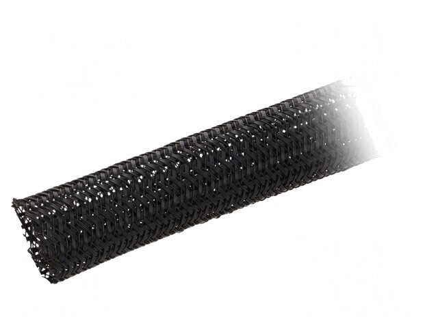 Trese poliester neagră 25,4mm 70&divide;125&deg;C