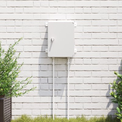 vidaXL Cabinet de Control IP65 Rezistent la Apă Gri 25x15x35 cm Plastic ABS foto