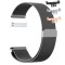 Curea Milanese Loop, Slim Fit, compatibila Huawei Watch Fit 1, cu adaptor dedicat, Space Gray