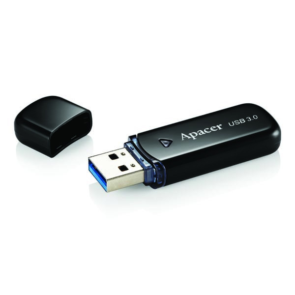 Memorie flash USB 3.2 64GB negru Apacer AH355B AP64GAH355B-1