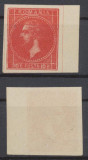 ROMANIA 1872-1876 Emisunea Paris-Bucuresti eseu sau reprint 10 bani rosu
