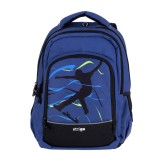 Ghiozdan Strigo Misty+ Navy Blue Skate, 24L, 39A 27A 18 cm