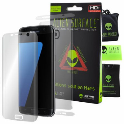 Folie Alien Surface HD Samsung GALAXY S7 Edge protectie ecran, spate, laterale foto