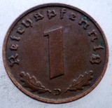 2.579 GERMANIA 1 REICHSPFENNIG 1938 D, Europa, Bronz