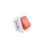 Comutator basculant cu retinere bec rosu 2 circuite 2 pozitii 250V, Somogyi Elektronic