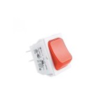 Comutator basculant cu retinere bec rosu 2 circuite 2 pozitii 250V, Somogyi Elektronic