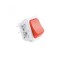 Comutator basculant cu retinere bec rosu 2 circuite 2 pozitii 250V 10A Somogyi Elektronic
