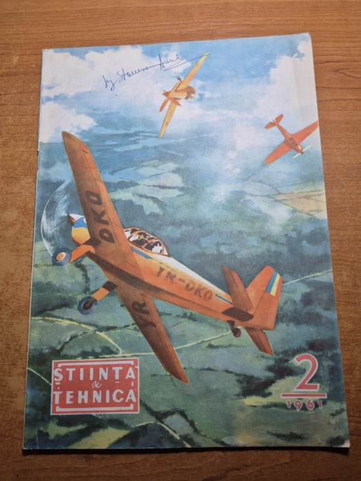 stiinta si tehnica februarie 1961-avioane romanesti,orasul bacau,locomotive
