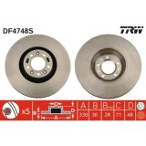 Set discuri frana fata TRW, Citroen C5 II Combi (Re ), 09.2004-, C5 III, 02.2008-, C6, 09.2005-12.2012; Peugeot 407, 02.2004-12.11, 407 Cupe, 10.05-,