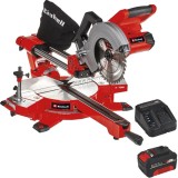 Einhell TE-SM 36/210 Li PXC + Starter Kit - Fierastrau circular stationar 210x30 mm + Set 1 acumulator si incarcator Li-Ion 18 V 4 Ah