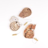 Mini labirint magnetic din lemn, Egmont Toys