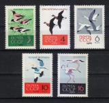 URSS 1962 - Păsări, serie neuzata