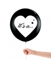Balon Latex Jumbo Rotund &amp;quot;it&amp;#039;s a...&amp;quot; FETITA Gender Reveal/Dezvaluire Sex- 90 cm foto