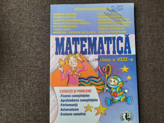 Stefan Smarandache - Matematica. Clasa a VIII-a (2005) RM3