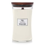WoodWick White Tea Jasmine - Lumanare parfumata, 609.5 g