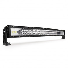 Proiector LED BAR model "CURBAT" pentru Off-Road, ATV, SSV, putere 729 W, culoare 6500K, tensiune 9-36V, dimensiuni 1300 x 80 x 84 mm