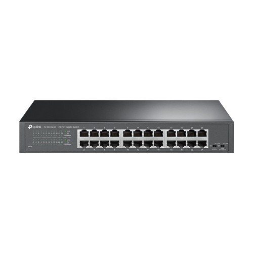 Switch 24 porturi RJ45 Gigabit, Unmanaged, 1U - TP-Link TL-SG1024D SafetyGuard Surveillance