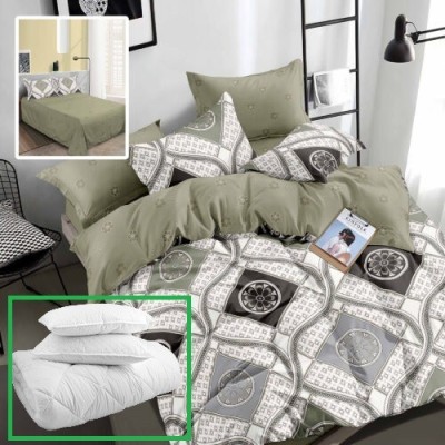Pachet promo lenjerie pat finet 6 piese + 2 perne + pilota (m383) foto