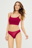 GS1169-81 Chilot clasic din material elastic fara cusaturi si plasa fina