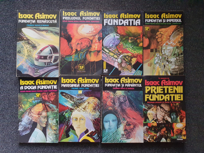 SERIA FUNDATIA + PRIETENII FUNDATIEI - Isaac Asimov (8 volume)