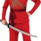Costum de carnaval - Ninja Rosu