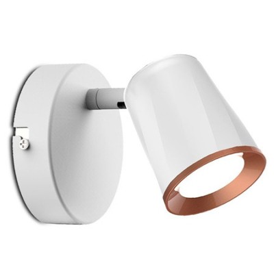 Lampa led montaj perete 6w 4000k alb neutru - alb foto