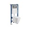 Set rezervor WC montat pe perete Roya Ride 81GRE