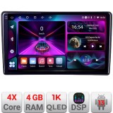 Navigatie Nissan X-Trail 2004-2007 Android radio gps internet 4+64 InCell Display 1K kit-x-trail-old+EDT-E210-RK