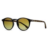 Asteroid GSM - Polarized Sunglasses (31235) - for Men, Fashion, TR90 Frame, Scratch-resistant TAC Lenses, Acetate Legs - Yellow