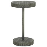Cumpara ieftin Masă de grădină, gri, 60,5 x 106 cm, poliratan