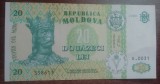 M1 - Bancnota foarte veche - Moldova - 20 leI - 1999